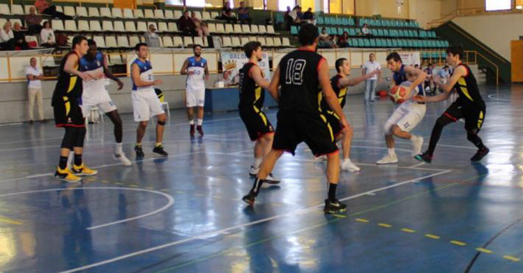 El Peñarroya en su partido en Jerez de esta pasada temporada. Foto: Baloncesto Xerez CD