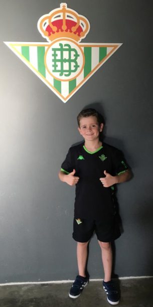Cristian, nuevo jugador del Real Betis Balompié.