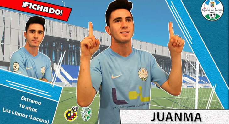 Juanma Trujillo, nuevo jugador celeste. Foto: @ciudaddelucena