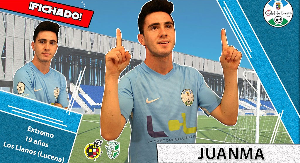 Juanma Trujillo, nuevo jugador celeste. Foto: @ciudaddelucena