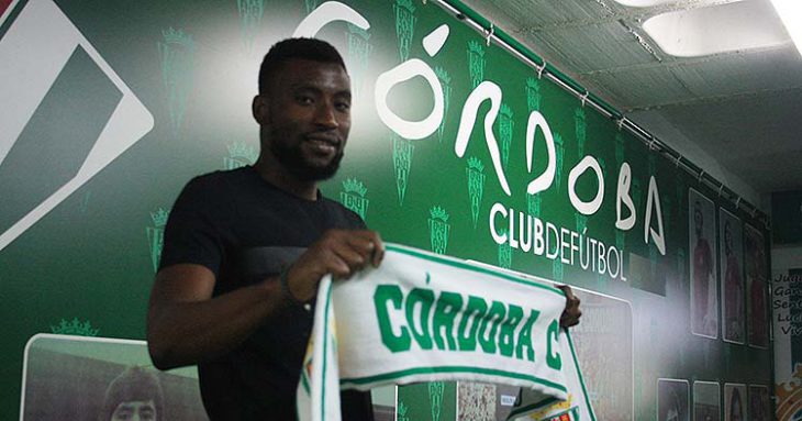 Djak Traore sonríe a la cámara de Cordobadeporte.com