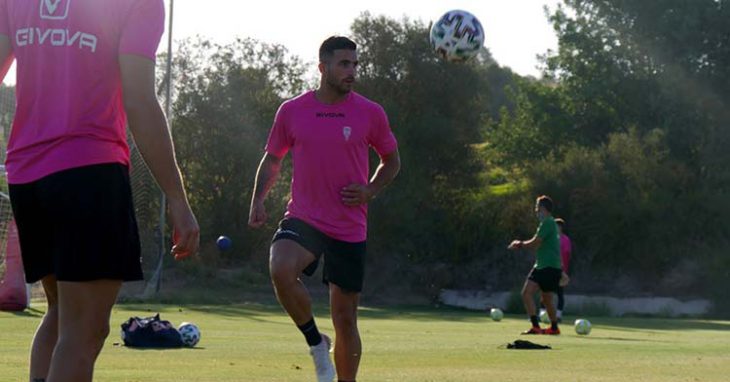 Xavi Molina durante la sesión de esta tarde en Montecastillo.