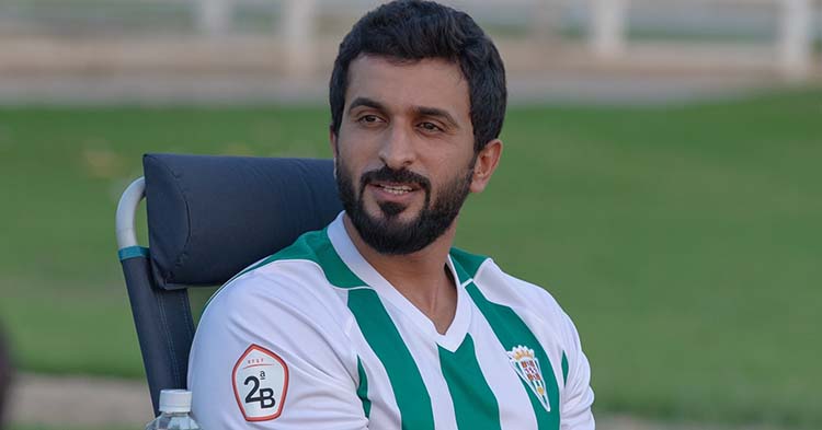 Nasser bin hamad con la elástica blanquiverde enfundada hace menos de un mes en Baréin.