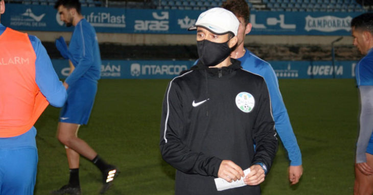 Dimas Carrasco en impasse durante un entrenamiento. Foto: Ciudad de Lucena