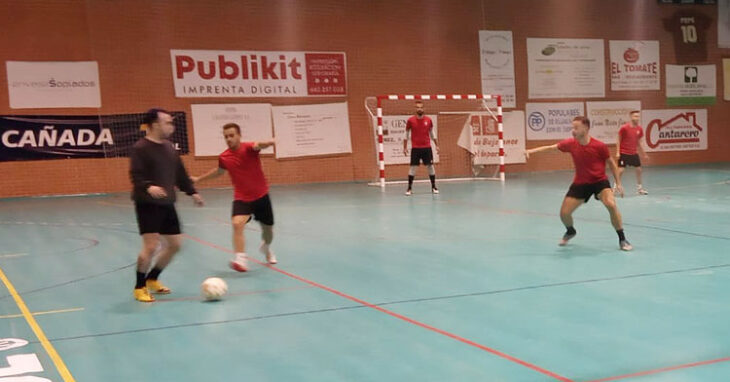 Los jugadores del Bujalance en uno de sus entrenamientos. Foto: Bujalance FS