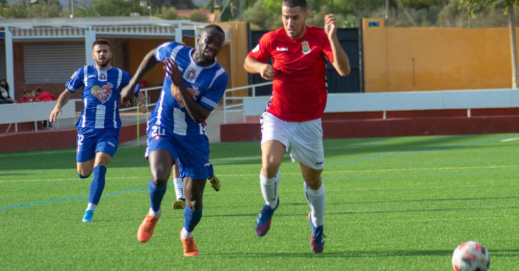 Una imagen del último partido del Lorca, ante el Jove Español de San Vicente. Foto: Lorca Deportiva