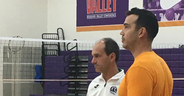 El técnico cordobés Rafa Vargas junto a Fernando Morales, el nuevo seleccionador de Puerto Rico.