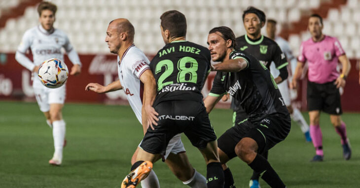 Zozulya, jugador del Albacete, en el partido de hace unos días ante el Leganés. Foto: Albaceteabierto