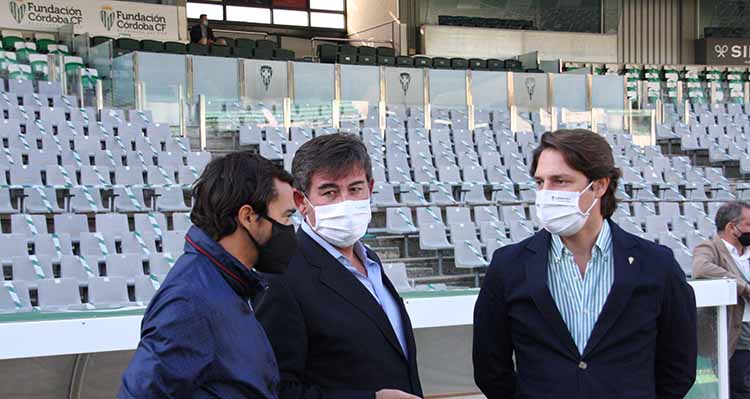 Javier González Calvo en los momentos previos al último duelo en casa del Córdoba CF. Autor: Paco Jiménez