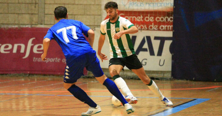 Zequi en el Real Betis Futsal-Córdoba Patrimonio de la Copa de Andalucía