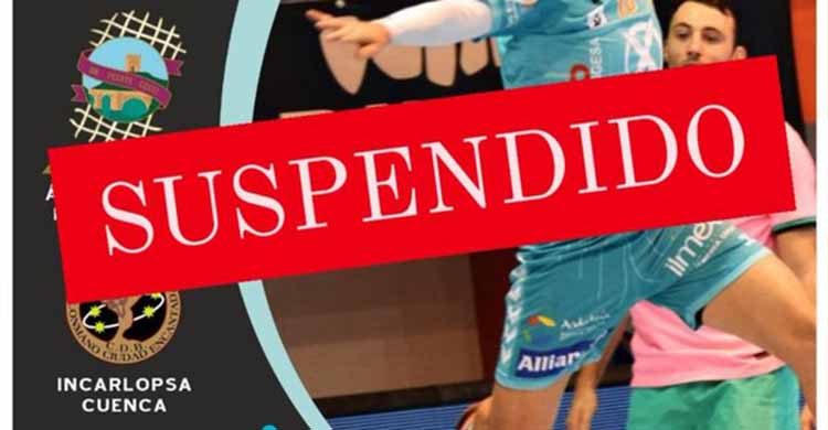 Con esta imagen anunciaba el Ángel Ximénez el aplazamiento del partido ante los conquenses.