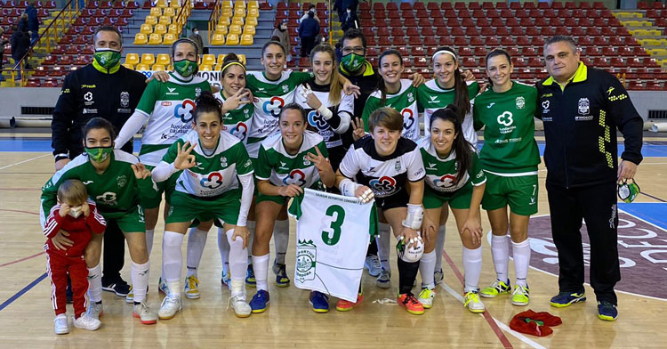 La foto de celebración del Deportivo Córdoba Cajasur