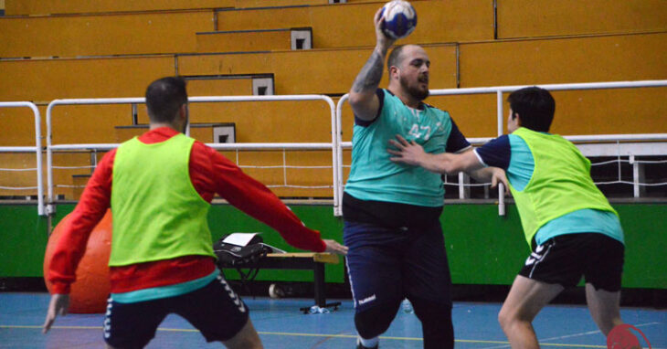 Julio Morgado durante un entrenamiento del Cajasur en Fátima. Foto: CBM