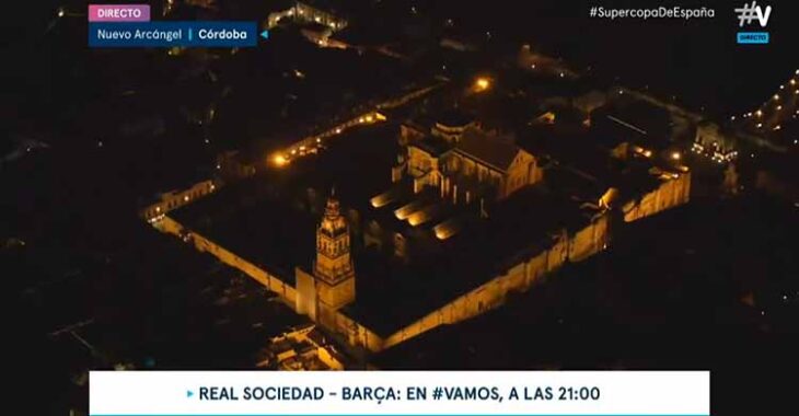 La vista aérea de la Mezquita - Catedral ofrecida por #Vamos.