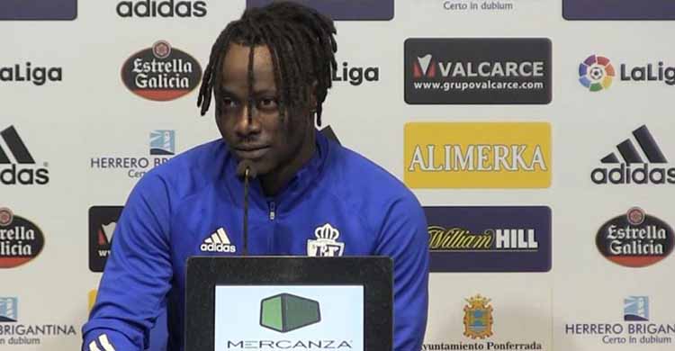 La despedida de Sidibé en Ponferrada antes de llegar cedido al Córdoba CF.
