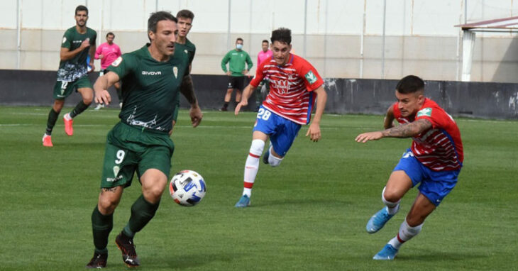 Piovaccari en el partido contra el Recreativo Granada en la ida. Foto: CCF