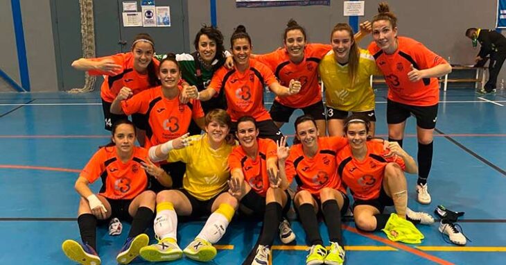 Las jugadoras del Deportivo Cajasur Córdoba celebran la victoria ante Guadalcacín