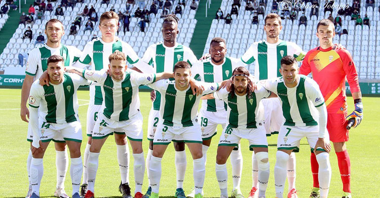 El once inicial del Córdoba ante el Betis Deportivo.