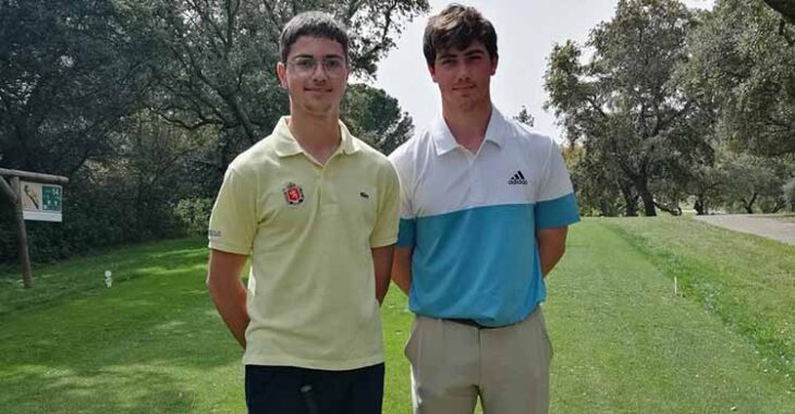El Pozoalbense Raúl Martínez, a la izquierda, uno de los cuatro cordobeses que participará en el Nacional Sub-18, junto al gran favorito, el valenciano Josele Ballester.