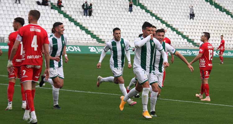 Willy celebrando el primero de sus goles ante el Real Murcia hace dos jornadas.