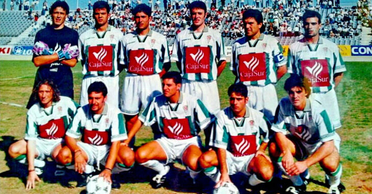 El Córdoba de la 1996-97 ha sido uno de los pocos en ganar en un partido inédito ante un rival de Canarias, en su caso el Gáldar. Foto: equiposdefutbol2.blogspot.com