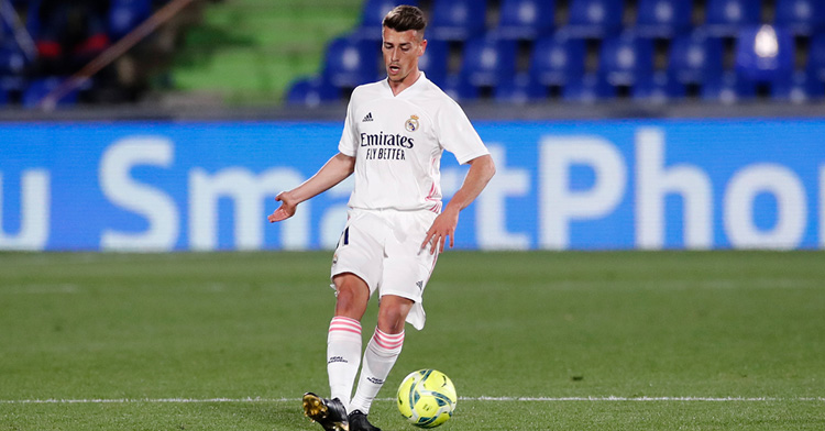 Antonio Blanco en el Coliseum Alfonso Pérez de Getafe en su debut en Primera División. Foto: Real Madrid