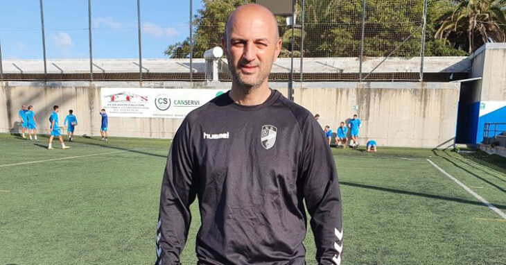 Chus Trujillo, entrenador de la UD Tamaraceite