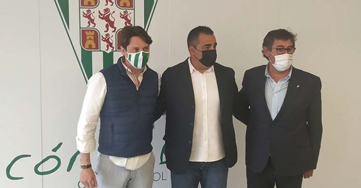 Javier González Calvo junto a Germán Crespo y Adrián Fernández.