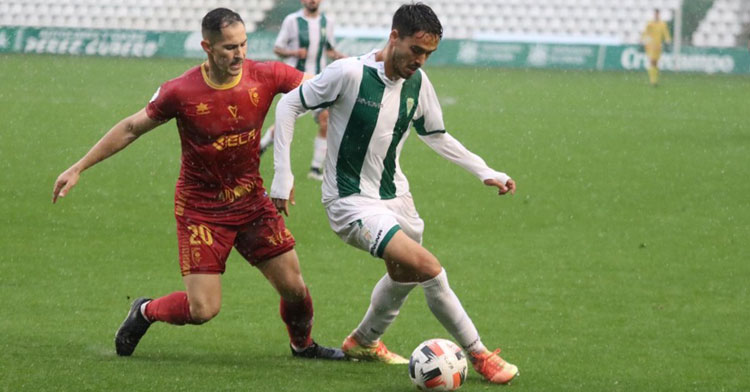 El Córdoba en su último partido en casa, ante el Antoniano. Foto: CCF