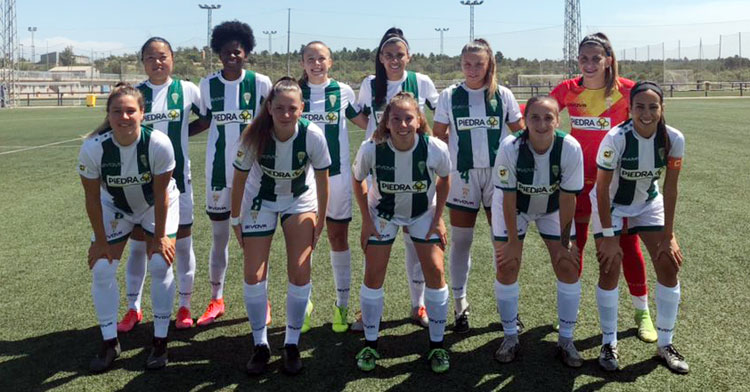 El último once de la temporada en blanquiverde. Foto: Córdoba Femenino