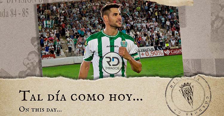 Luso en el recuerdo del empate ante el Almería en la jornada final de la temporada 2015-16 que permitía jugar el play off de ascenso a Primera.