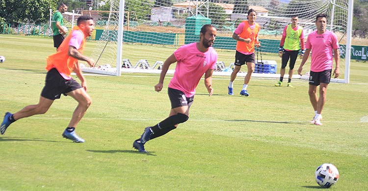 Mario Ortiz en uno de los últimos entrenamientos en la Ciudad Deportiva.