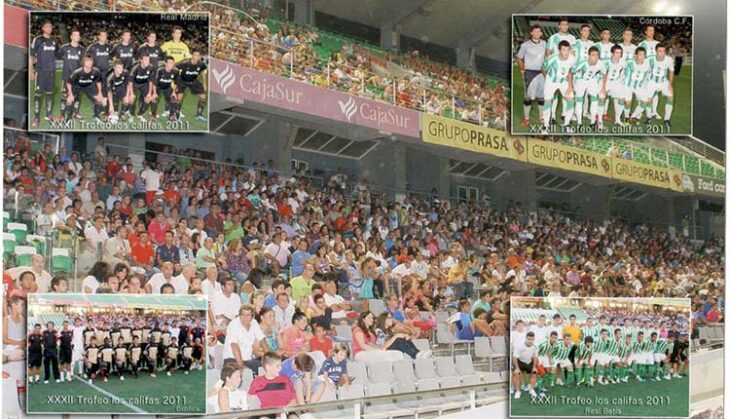 La Tribuna de El Arcángel llena en la última edición del Torneo Ciudad de los Califas celebrado en 2011.
