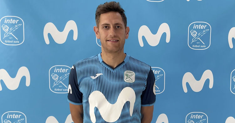 Rafa López lucirá el 17 en su camiseta interista. Foto: Movistar Inter