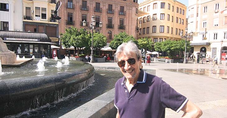 La sonrisa de Rafael Jaén en la Plaza de las Tendidas.