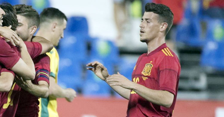 Antonio Blanco en el partido contra Lituania. Foto: Mundo Deportivo