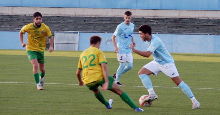 El cuadro celeste buscará un buen resultado en Utrera. Foto: CD Ciudad de Lucena