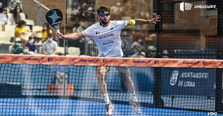Javi Garrido durante el Lerma Challenger. Foto: @WPTChallenger