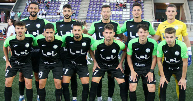 El once de los aracelitanos en su ensayo de Loja. Foto: Ciudad de Lucena