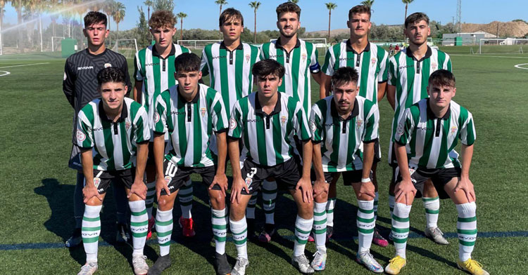 El juvenil A del Córdoba deberá mejorar sus prestaciones. Foto: @Cantera_CCF