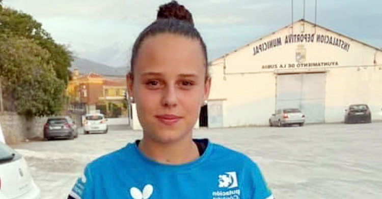 Lucía López, jugadora del Priego Mujer y Progreso