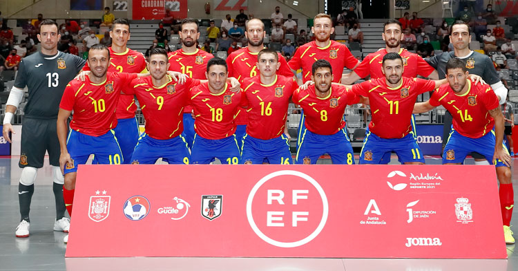 La selección española, a por todas a Lituania. Foto: RFEF