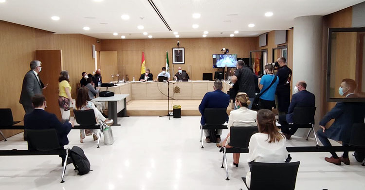 Un momento de la Junta de Acreedores vivida en el Juzgado de lo Mercantil