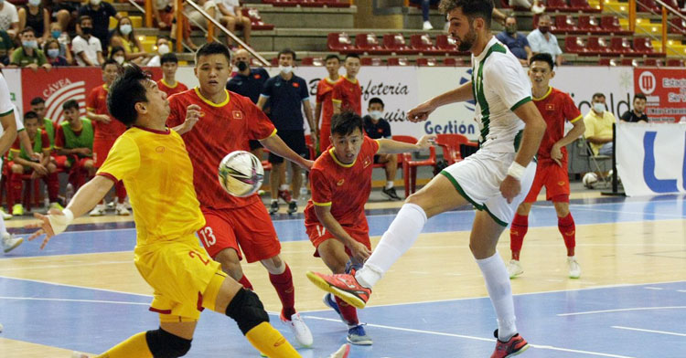 Zequi fue uno de los goleadores ante Vietnam. Foto: Córdoba Futsal