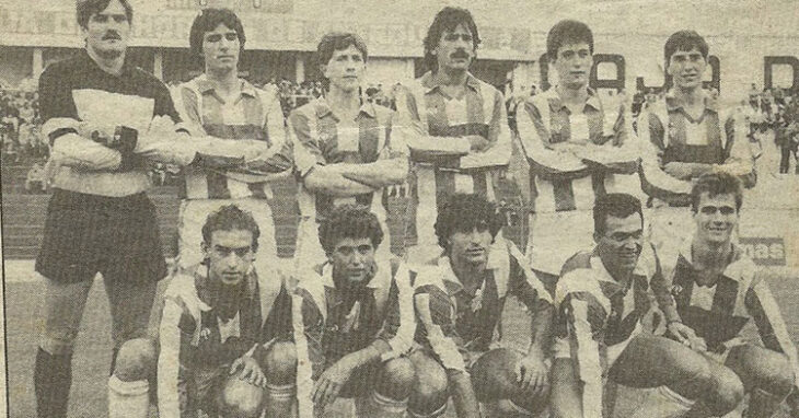 Una imagen histórica del Antequerano, al que el Córdoba se midió en alguna ocasión que otra a lo largo de su historia. Foto: futbolmodestoandaluz.blogspot.com