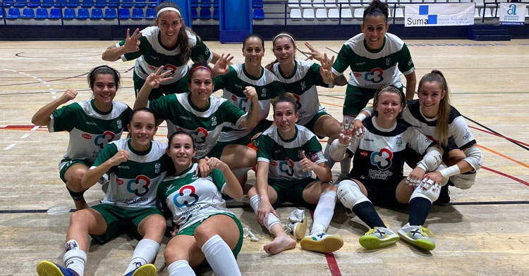 La alegría en tierras alicantinas de las jugadoras cajistas