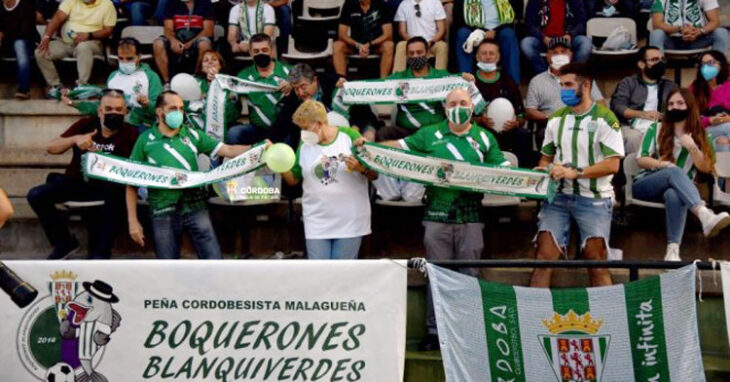 El último desplazamiento de afición cordobesista, a Torremolinos. Foto: CCF