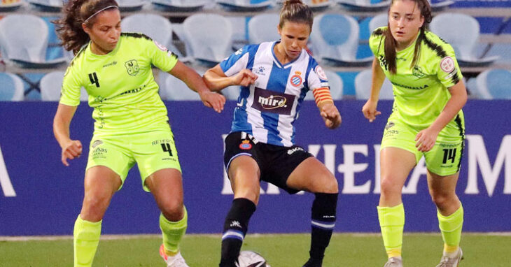 Su gran partido en Barcelona no le valió a las de Los Pedroches para pasar. Foto: RCD Espanyol Femení