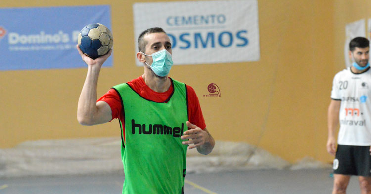 Alberto Requena durante un entrenamiento preparatorio. Foto: CBM