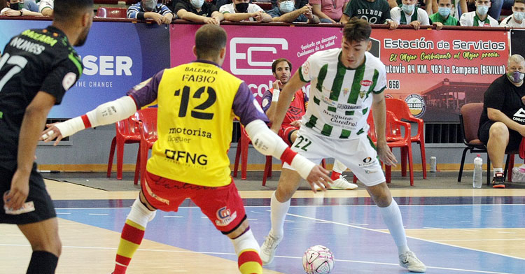 Ricardo en el choque contra el Palma Futsal en Vista Alegre. Foto: Córdoba Futsal